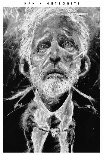 Man / Meteorite poster