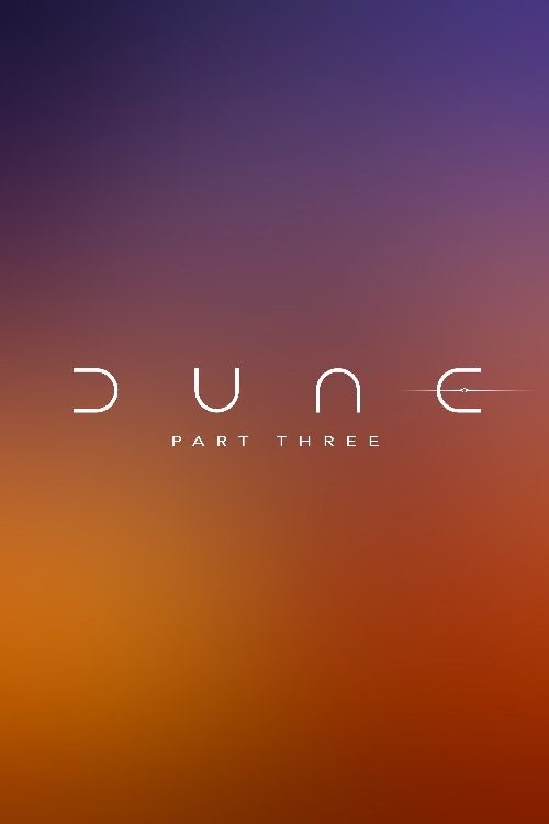 Dune: Part Three poster