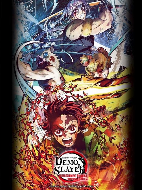 Demon Slayer: Kimetsu no Yaiba - Entertainment District Decisive Battle Arc poster