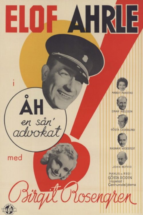 Åh, en sån' advokat poster